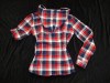Camasa Dama Gluga Polar Iarna Sport Casual Slim Fit Ecosez Carouri Bumbac Bleumarin Rosu