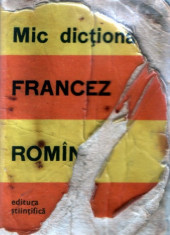 Mic dictionar francez - roman foto