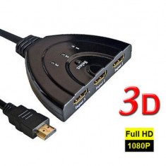Spliter / Switch / Splitter HDMI 3 input, 1 output 1080P, V1.4