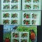 R. BURUNDI - PASARI DE PAPIRUS, 4X4 V IN BL DE 4 + 1S/S, NED., NEOB. - RBU 01A