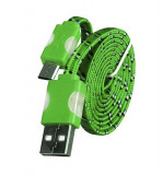 Cablu de date Snur MicroUSB cu LED Verde