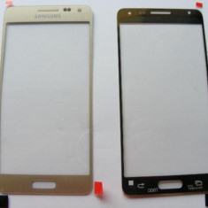 Carcasa (Sticla) Geam Samsung G850F Galaxy Alpha Gold Orig China