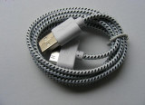 Cablu de Date USB Apple iPhone 4 / 4S Alb (Tip Snur) Bulk