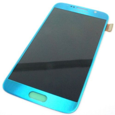 Display LCD + Touchscreen Samsung Galaxy S6 G920 Azur-Blue Swap foto
