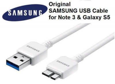 Cablu De Date Samsung ET-DQ10Y0WE (Micro USB) Alb Original foto