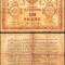 SV * Franta / ROUEN Camera de Comert 1 FRANC 1917 bancnota regionala WWI