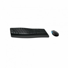 Kit mouse si tastatura Microsoft Sculpt Confort , Fara Fir , USB Receiver , Negru foto