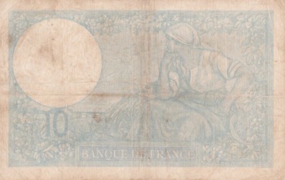 SV * Franta 10 FRANCI / DIX FRANCS 1939 * VF+ foto