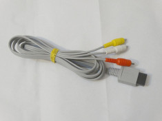 Cablu video AV original consola Nintendo Wii foto