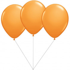 Buchet din 3 baloane latex orange cu heliu, Gemar BB.G90.ORANGE foto