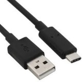 Cablu de date MicroUSB Type-C, 2 metri, Negru