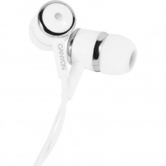 Casti audio Canyon CNE-CEP01W , Intraauriculare , 3.5 mm Jack , Alb foto