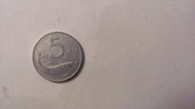 CY - 5 lire 1954 Italia / aluminiu foto