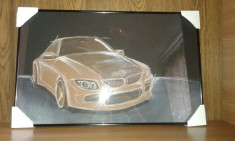 Tablou pastel BMW- masina foto