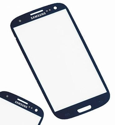 Carcasa (Sticla) Geam Samsung i9500 Galaxy S4 Blue Orig China foto