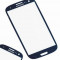 Carcasa (Sticla) Geam Samsung i9500 Galaxy S4 Blue Orig China