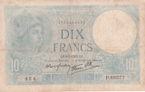 SV * Franta 10 FRANCI / DIX FRANCS 1939 * VF+