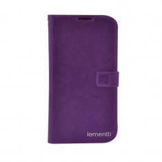 Husa Flip Cover Lemontti TLBI9500VIOLET Book violet pentru Samsung Galaxy S4 i9500 foto