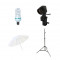 Starter kit lumina continua foto-video cu umbrela de difuzie