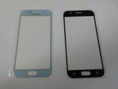 Carcasa (Sticla) Geam Samsung A320 Galaxy A3 2017 Blue Orig Chin