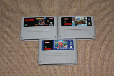 3 jocuri SNES (Super Nintendo) Vortex, Hook, Starwing foto