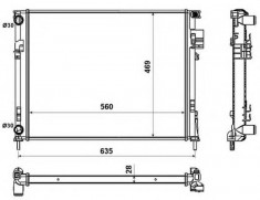 Radiator Racire Motor 40137 foto