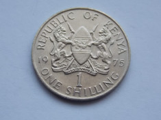 1 SHILLING 1975 KENYA-AUNC foto