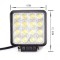 Proiector LED auto offroad 48W 3500 lumeni patrat