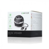 Boxa Portabila FOREVER MS-100, USB, Jack 3,5&quot; , 5W Negru