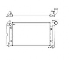 Radiator Racire Motor 43434 foto