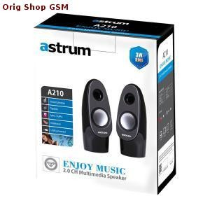 Astrum SU210 2.0 CH Multimedia Speaker Rosu