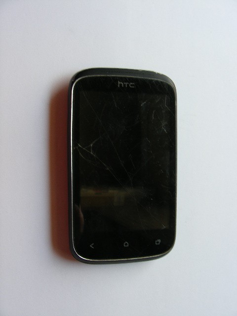 Telefon HTC Desire C (Touchscreen spart) Negru Swap