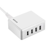 Incarcator Retea Astrum CH410, 4xUSB, 6.8A, 5V, Alb, Universal, Fast Charge