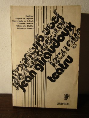 JEAN GIRAUDOUX-TEATRU foto