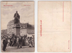 Targu Mures 1910(aprox.) - Statuia Bem, ilustrata necirculata foto