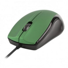 Astrum MU110 Mouse Optic cablu USB Negru/Verde