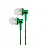 Astrum Stereo Headset EB250, jack 3,5mm, extra bass, Verde, Casti In Ear, Cu fir, Mufa 3,5mm