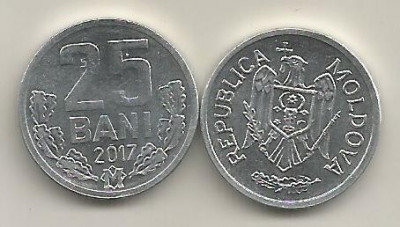 MOLDOVA 25 BANI 2017 [01] UNC foto