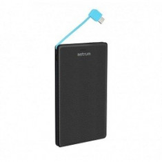 Astrum PB510 Powerbank (Baterie externa) 5000mAh, USB, Negru