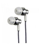 Astrum Stereo Headset EB250, jack 3,5mm, extra bass, Silver, Casti In Ear, Cu fir, Mufa 3,5mm