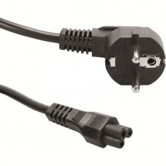 Cablu 230V Alimentare (pt. Incarcatoarele Laptop) 1.2m Negru