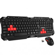 Astrum Tastatura Full Multimedia + Mouse KW350 5d Wifi Negru