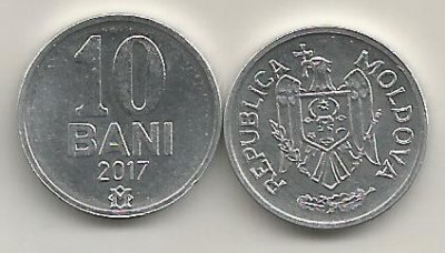 MOLDOVA 10 BANI 2017 [01] UNC foto