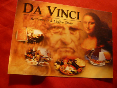 Ilustrata - Reclama - Restaurant Da Vinci sector 1 foto