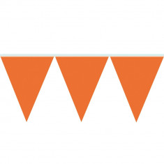 Banner stegulete orange pentru petrecere - 10 m, Radar 54002 foto
