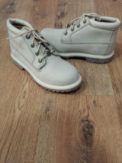 LICHIDARE STOC! Bocanci dama TIMBERLAND originali noi piele waterproof alb 38 foto