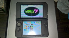 Nintendo 3ds XL modat B9S card 4gb zelda mario kart foto