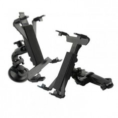 Qoltec suport auto pentru tableta 7-12 inch Windshield+ Headrest Mount foto