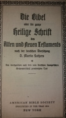 MARTIN LUTHERS - DIE BIBEL ODER DIE GANZE HEILIGE SCHRIFT - DAS NEUE TESTAMENT foto