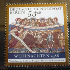 GERMANIA (BERLIN) 1988 – ARTA RELIGIOASA, timbru nestampilat, K116